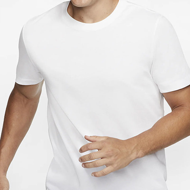 Men Solid Round Neck T-shirt