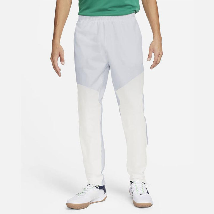 Men Colourblocked Mid-Rise Regular Trousers