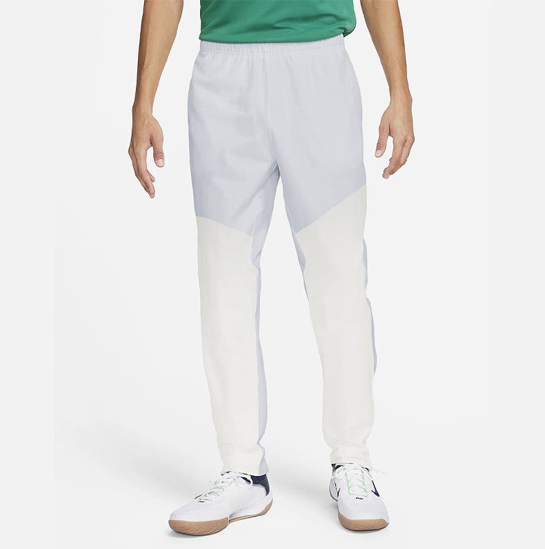 Men Colourblocked Mid-Rise Regular Trousers