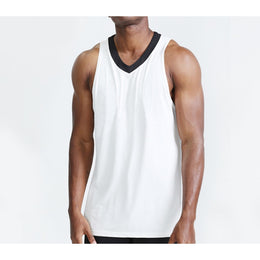 V-Neck Sleeveless Regular Fit Sports T-Shirt