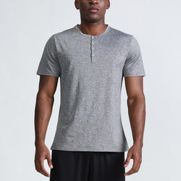 Men Solid Raw Edge Regular Fit T-shirt