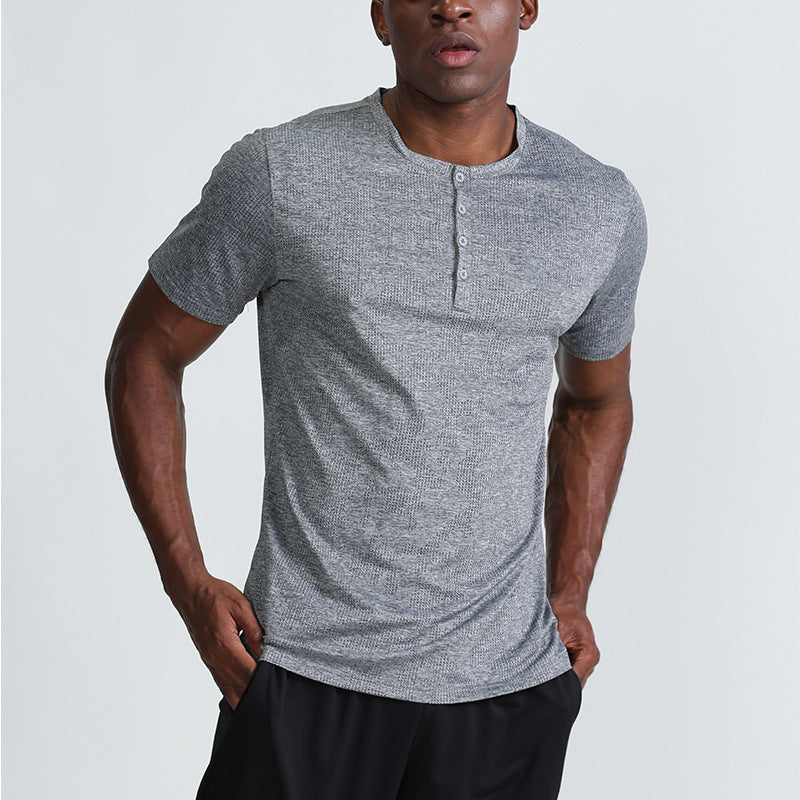 Men Solid Raw Edge Regular Fit T-shirt