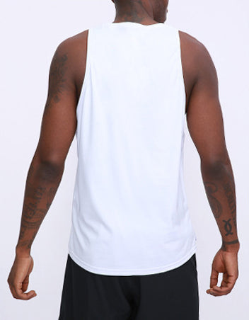 Men Round Neck Raw Edge Slim Fit T-shirt
