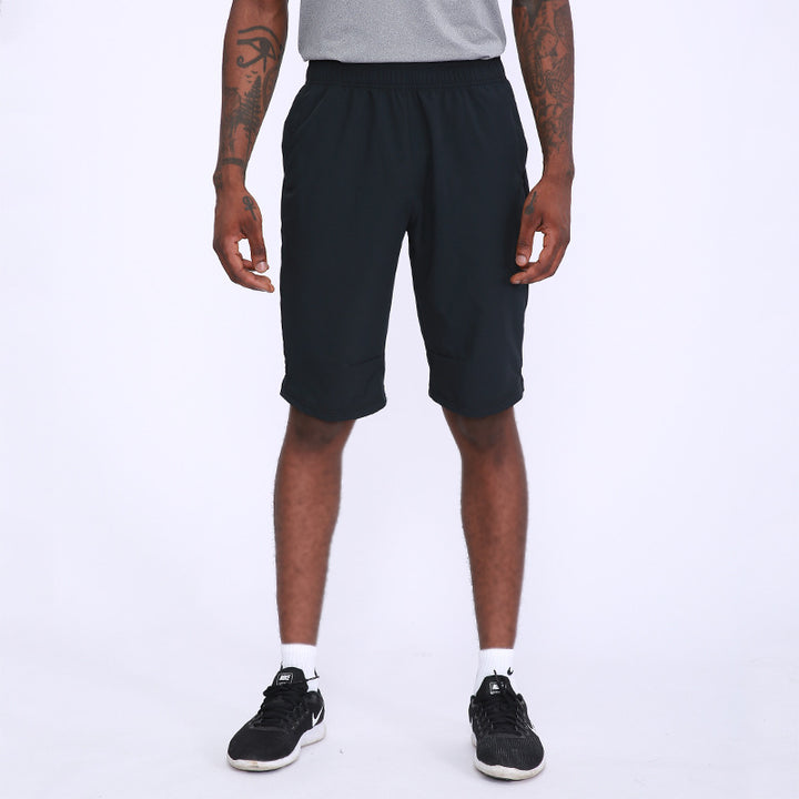 Men Solid Mid-Rise Shorts
