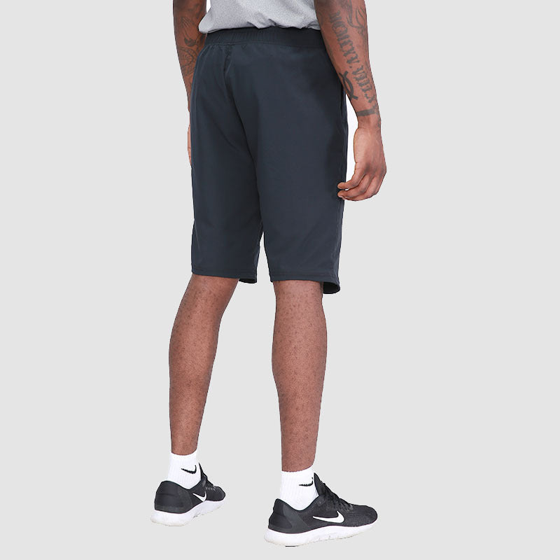 Men Solid Mid-Rise Shorts