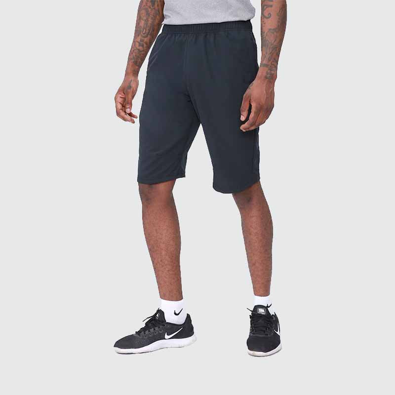 Men Solid Mid-Rise Shorts