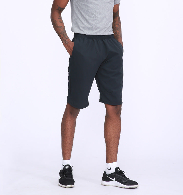 Men Solid Mid-Rise Shorts