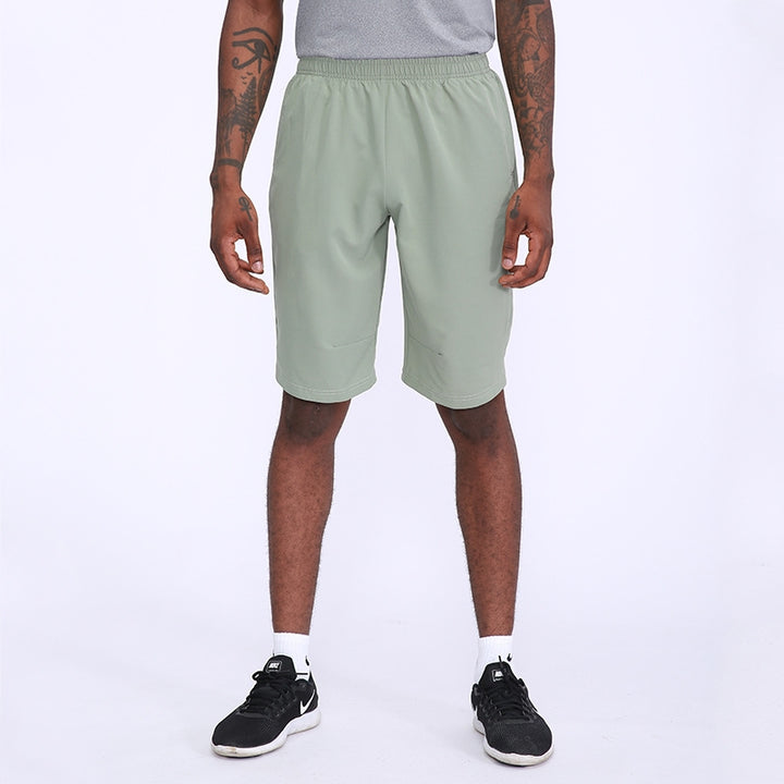 Men Solid Mid-Rise Regular Shorts