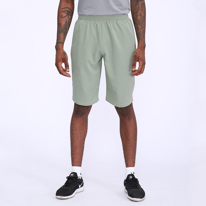 Men Solid Mid-Rise Regular Shorts