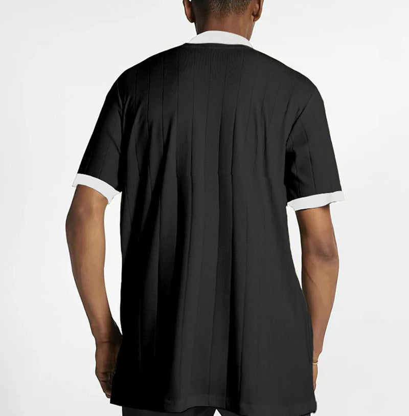 Polo Collar Short Sleeves Regular Fit T-shirt