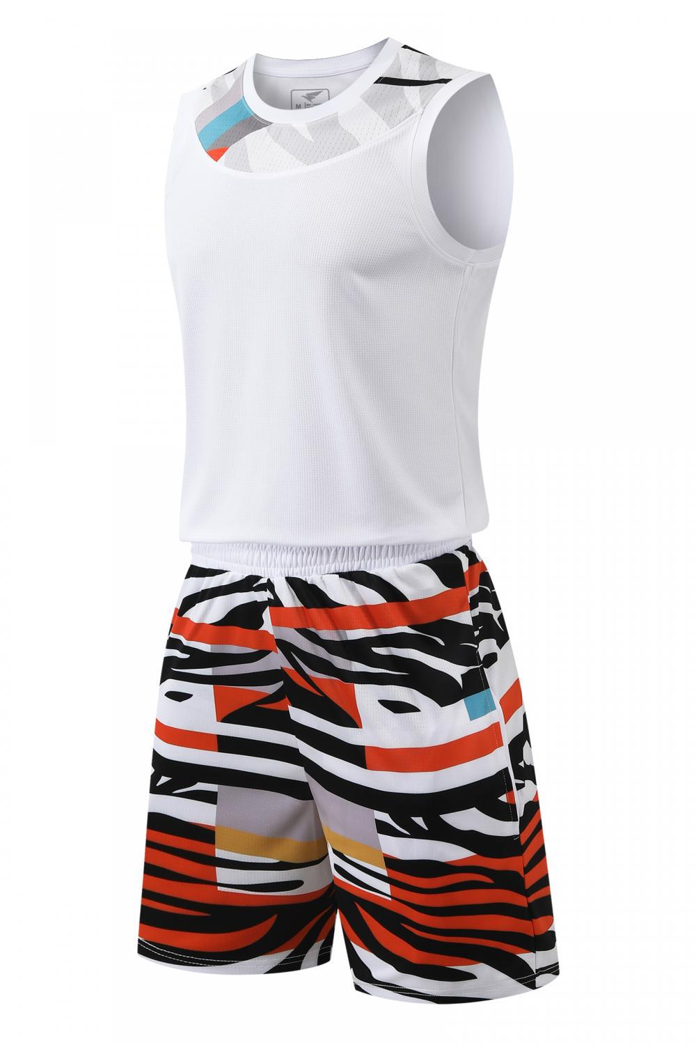 Geometric Printed Sleeveless Tank With Shorts