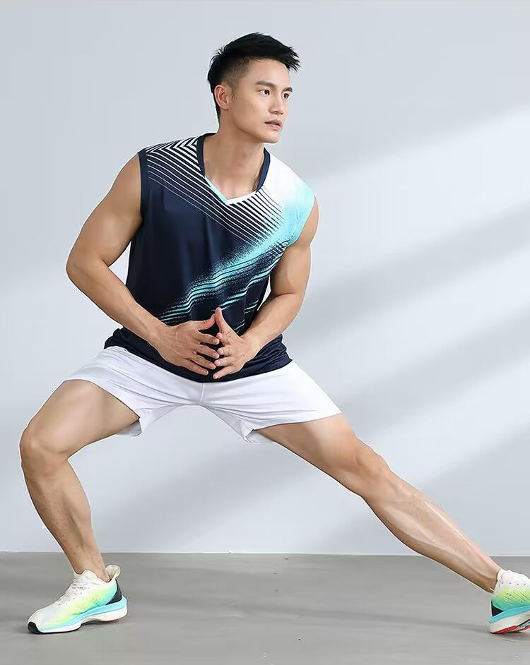 Men Graphic Printed Round Neck Raw Edge Sports T-shirt
