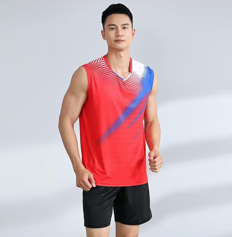 Printed Raw Edge Sleeveless T-shirt