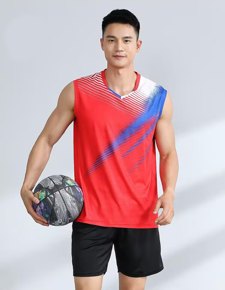 Printed Raw Edge Sleeveless T-shirt