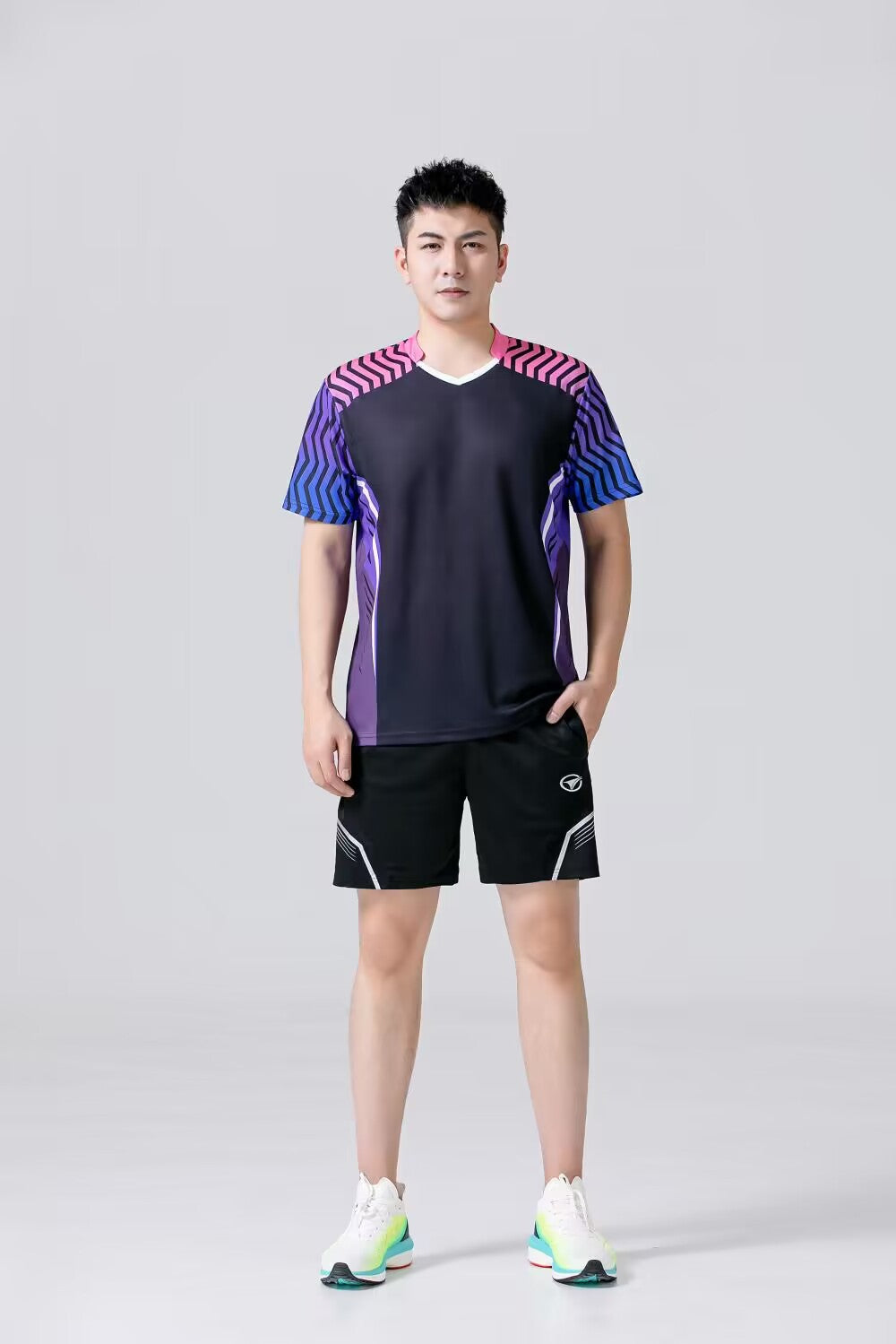 Unisex Solid Polo Collar Regular Fit T-shirt