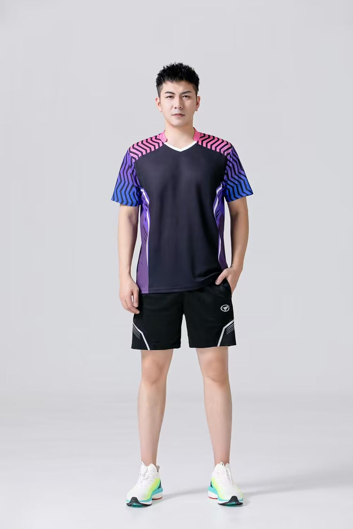 Unisex Solid Polo Collar Regular Fit T-shirt