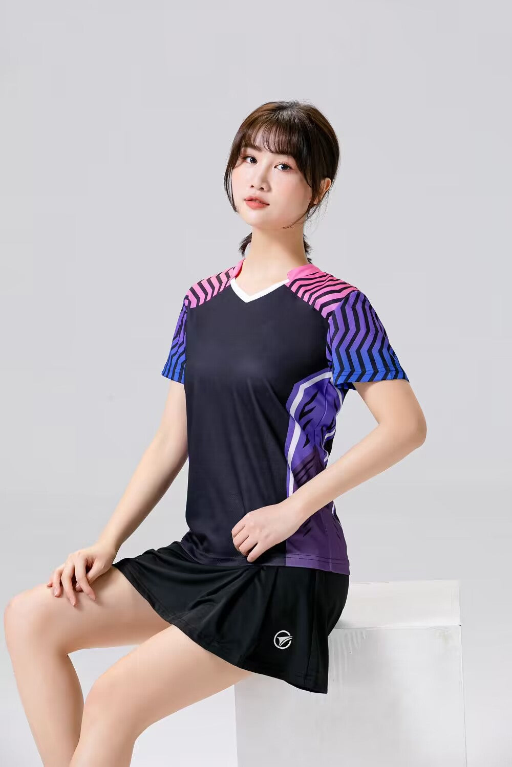 Unisex Solid Polo Collar Regular Fit T-shirt