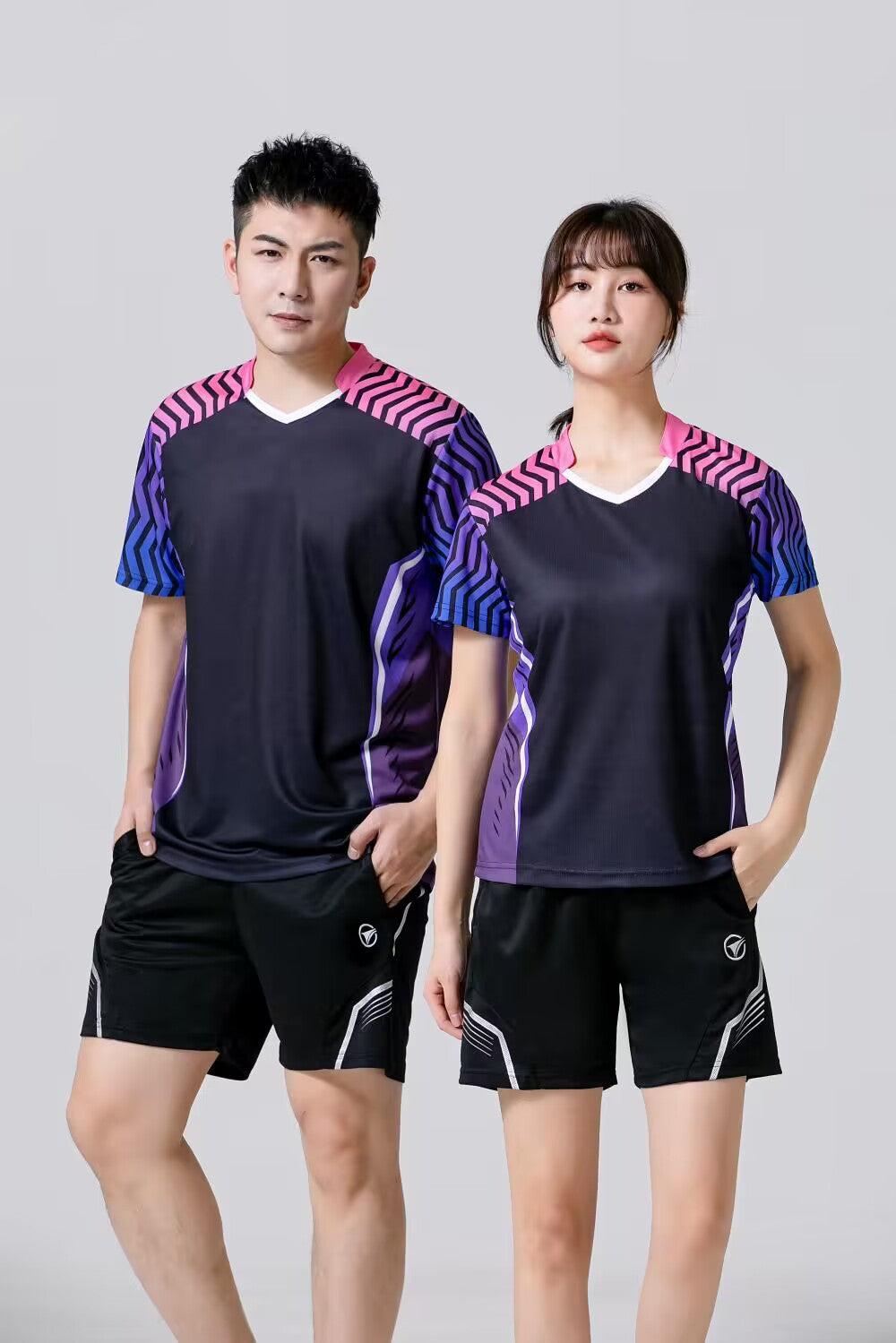 Unisex Solid Polo Collar Regular Fit T-shirt