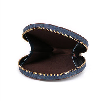 Men Leather Zip Around Wallet