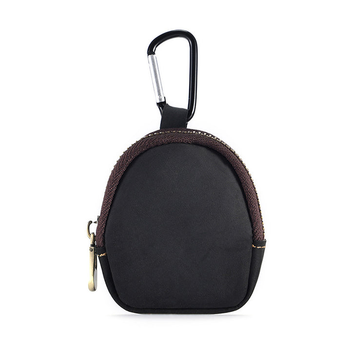 Men Leather Zip Around Wallet
