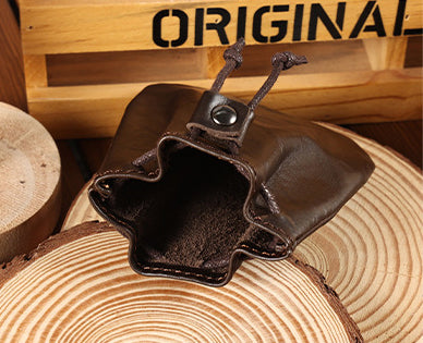 Men Leather Zip Around Wallet