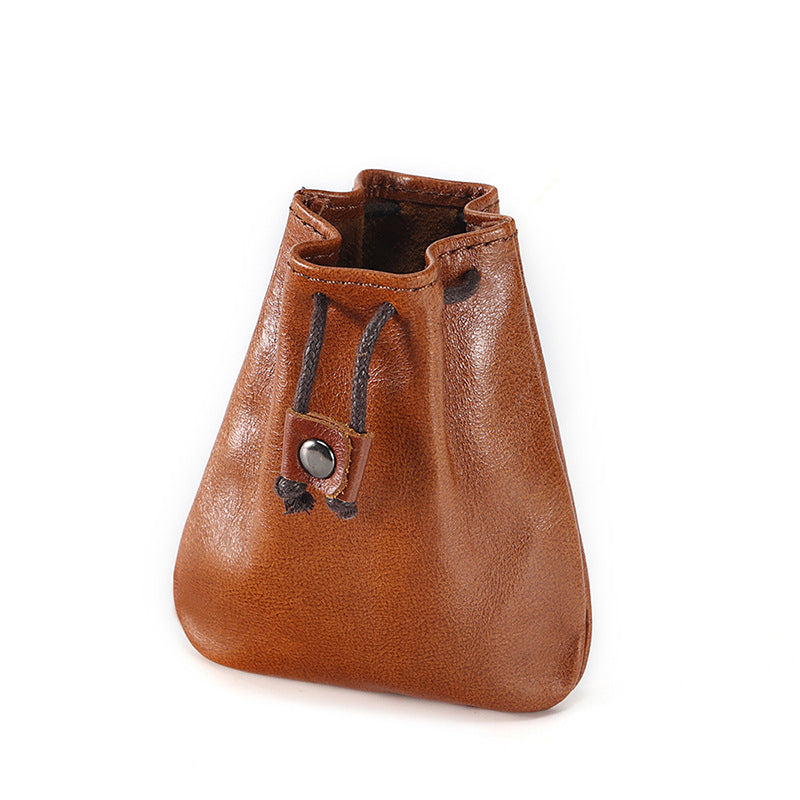 Men Leather Zip Around Wallet