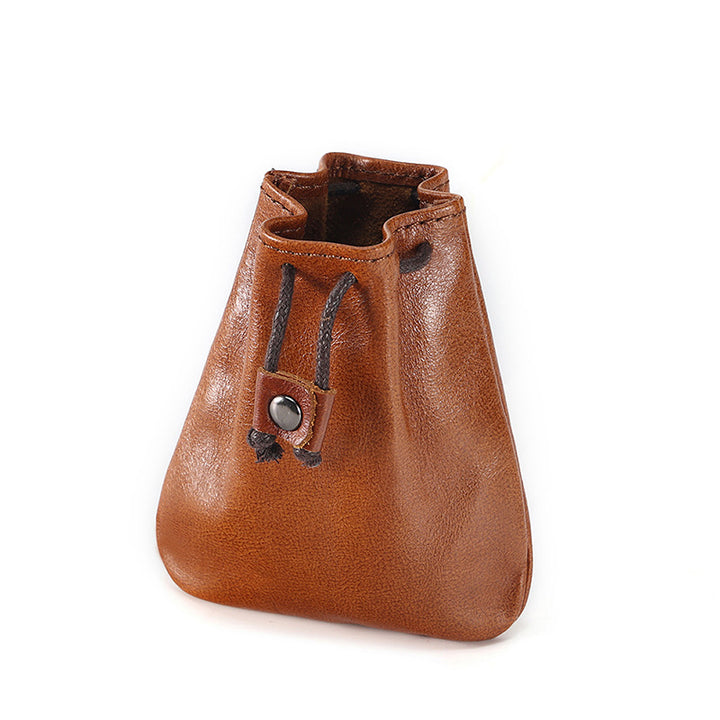 Men Leather Zip Around Wallet