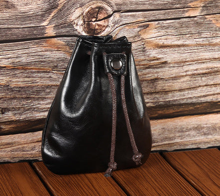 Men Leather Zip Around Wallet