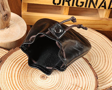 Men Leather Zip Around Wallet
