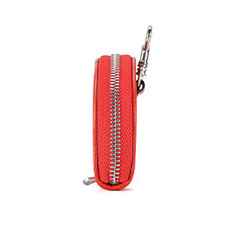 Men Leather Zip Around Wallet