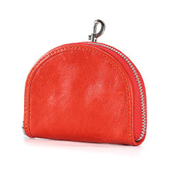 Men Leather Zip Around Wallet
