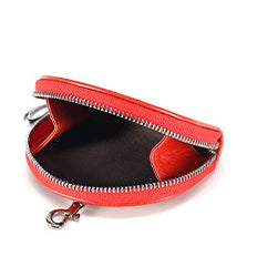 Men Leather Zip Around Wallet