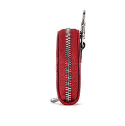 Men Leather Zip Around Wallet