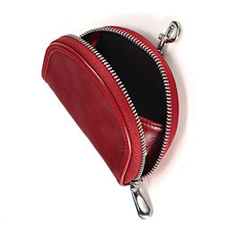 Men Leather Zip Around Wallet