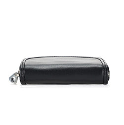 Men Leather Zip Around Wallet