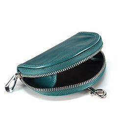Men Leather Zip Around Wallet