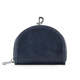 Men Leather Zip Around Wallet