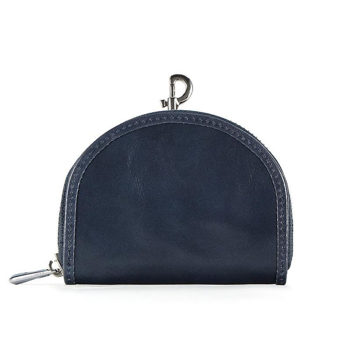 Men Leather Zip Around Wallet