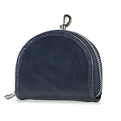 Men Leather Zip Around Wallet