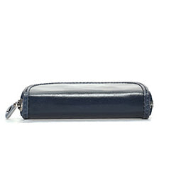 Men Leather Zip Around Wallet