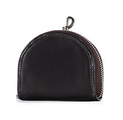 Men Leather Zip Around Wallet