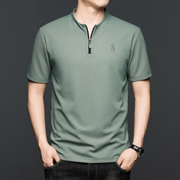 V-Neck Raw Edge T-shirt