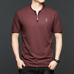 V-Neck Raw Edge T-shirt