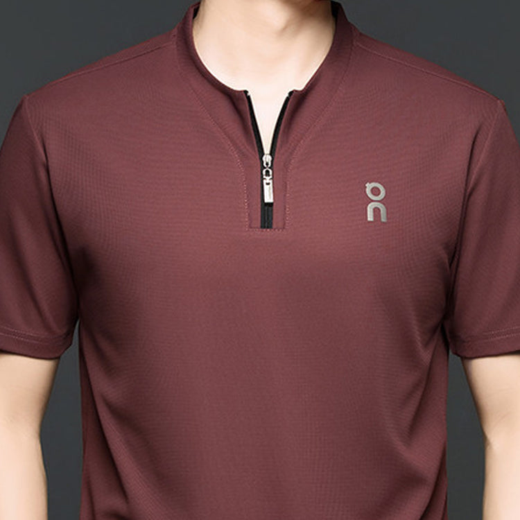 V-Neck Raw Edge T-shirt