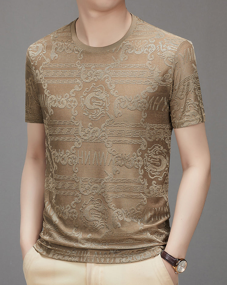 Graphic Printed Round Neck Regular Fit T-shirt