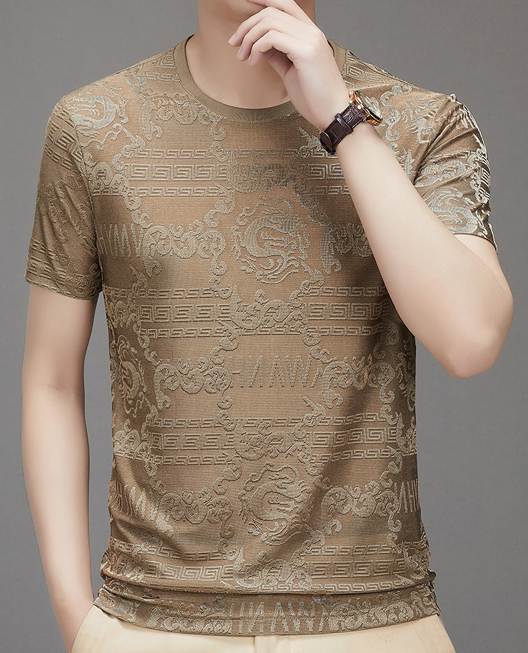 Graphic Printed Round Neck Regular Fit T-shirt