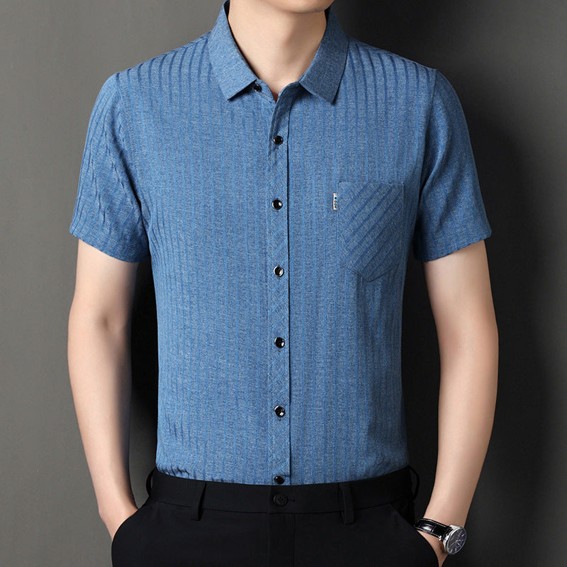 Men Striped Formal Shirt