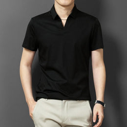 Men Polo Collar T-shirt