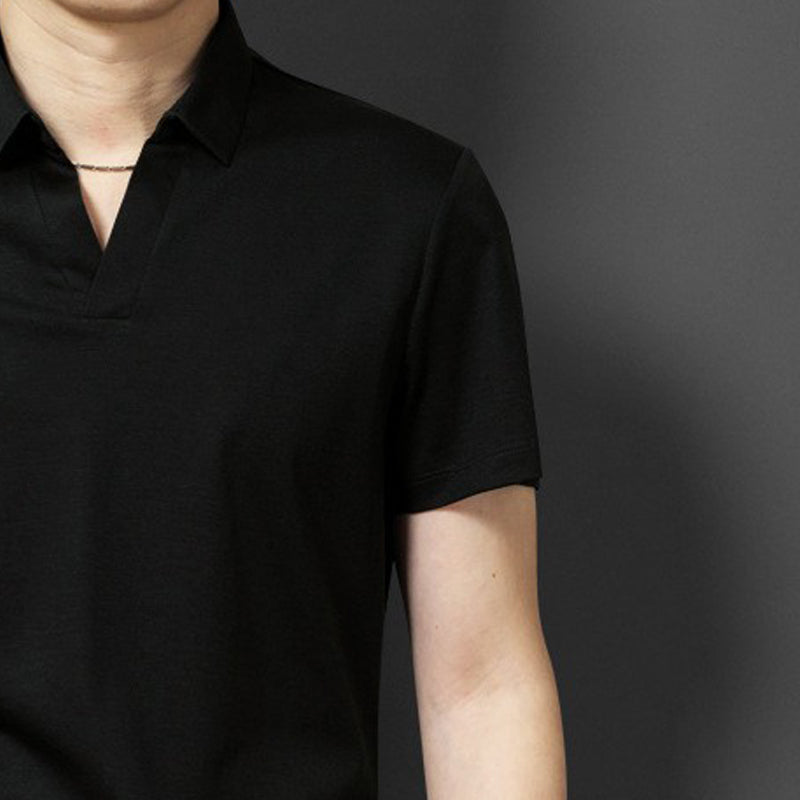 Men Polo Collar T-shirt