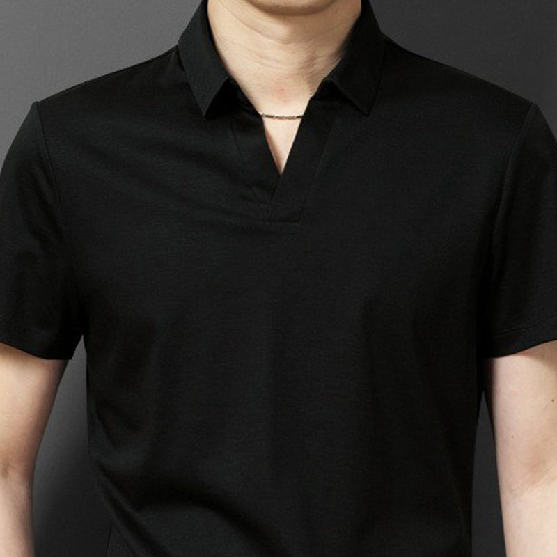 Men Polo Collar T-shirt